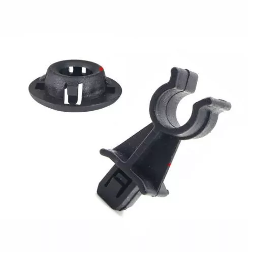 1 Set(2Pcs) Car Hood Prop Rod Support Clamp Grommet Clips For Nissan