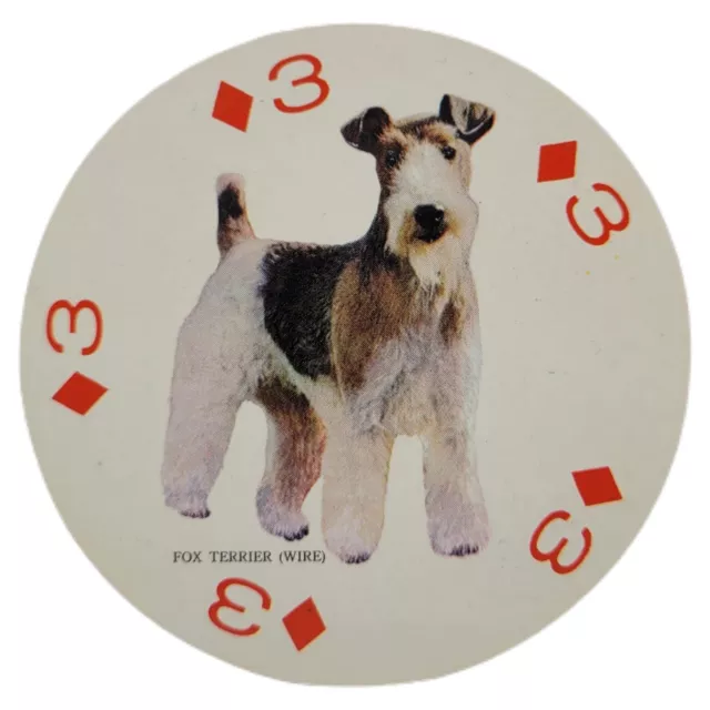 FOX TERRIER WIRE Famous Dogs of the World Single Vintage Playing Card Hong Kong