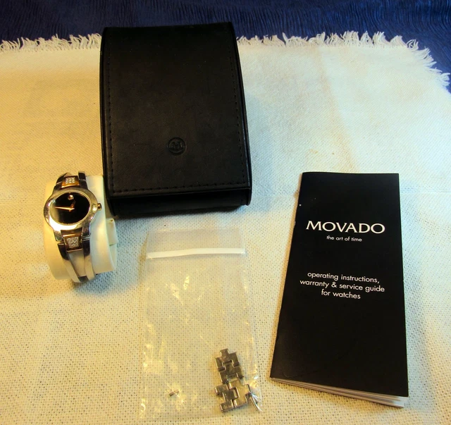 Movado Amorosa w/Diamonds Ladies Museum 81 E4 1842 Swiss Made Watch W/case