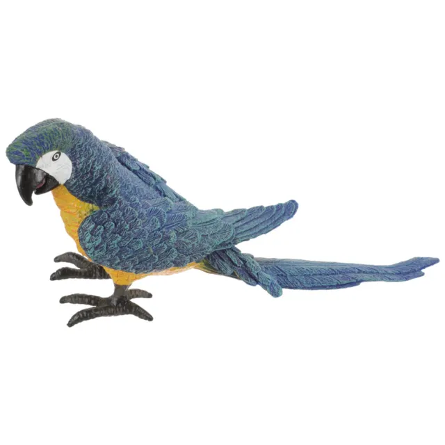 Modello pappagallo in plastica giocattolo bambino statua pappagallo vero uccellino