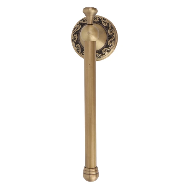 Bathroom Brass Toilet Paper Holder Antique Vintage Wall Mount Tissue Roll Bar