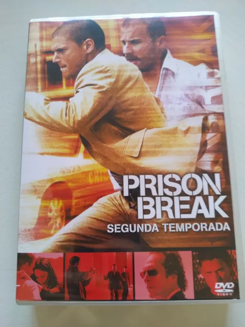 Prison Break Deuxième Saison 2 Complète - 6 X DVD + Extras Espagnol Anglais - 3T