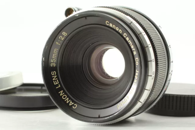 [Exc+5] Canon 35mm F2.8 MF Wide Angle LTM L39 Leica Screw Mount Lens From Japan