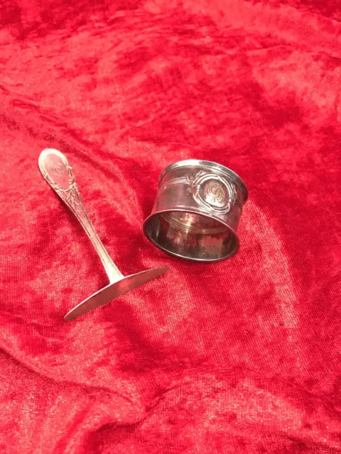 Kinderbesteck Taufbesteck Silber 800er Punze -25 gr.- 2 Teile guter Zustand