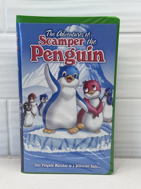 THE ADVENTURES OF Scamper the Penguin (VHS 1992) - Clamshell Green Case ...