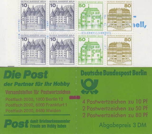 Berlin Markenheftchen MH 13 c mit ZB postfrisch (3074)