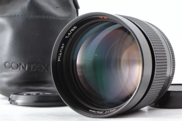 AEG [ EXC + 5] Contax Carl Zeiss Planaren T 85mm F/1.4 Mf Portrait Linse C/Y Cy