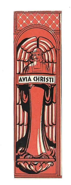 Vintage Avia Christi & Mater Mariae Bookmark