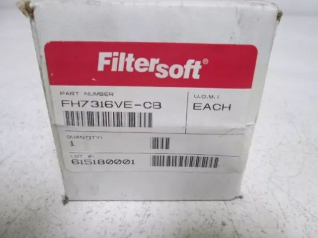 Filter Soft Fh7316Ve-Cb Filter Replacement * New In Box *