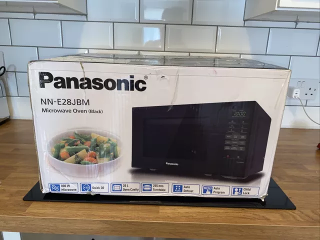 PANASONIC NN E28JBMBPQ MICROWAVE Oven Black 74.00 PicClick UK