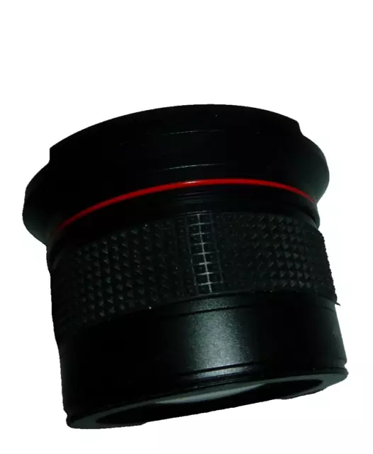 Professional HD 0.35x Super Wide Angle Fisheye Lens + Macro for 58mm Lenses