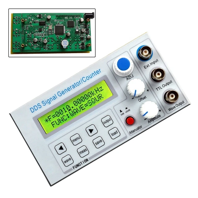 Haute précision avec générateur de fonction SGP1010S et compteur de fréquenc