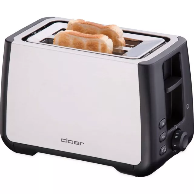 Cloer 3569 Toaster XXL Edelstahl NEU & OVP