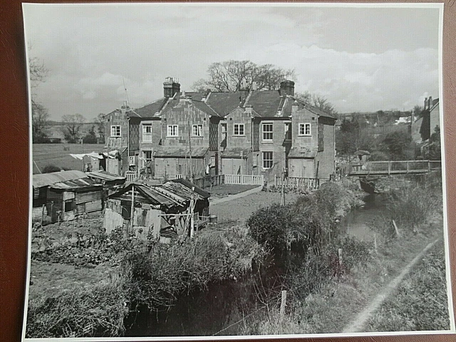 VINTAGE Photograph Boarhunt Hampshire Old Farmhouse 1960s Large Photo
