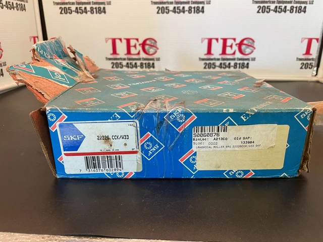 SKF 22226 CCK/W33 Spherical Roller 230MM 130MM 64MM Bearing B231659