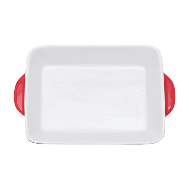 Pentola per lasagne tostatura ceramica vassoio da forno rettangolare forno a microonde