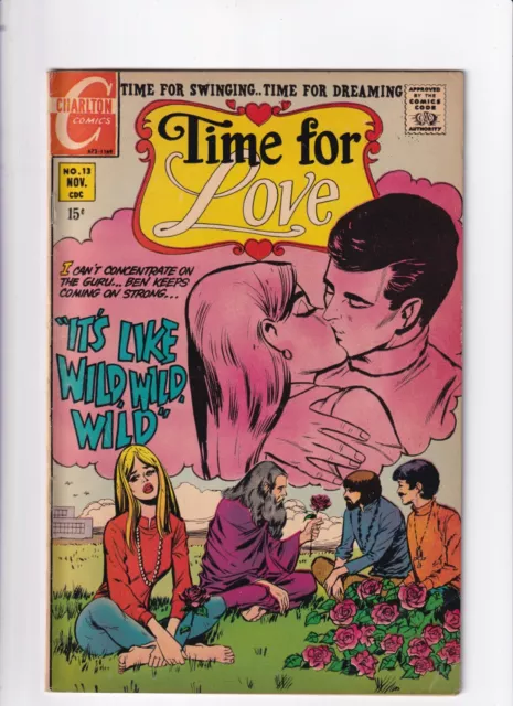 Time for Love #13 Charlton Comics 1969  VG-