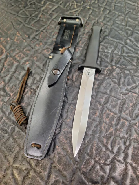 Gerber Knives Guardian II RW Loveless Design 6 3/4" Dagger knife 80's NICE Vintg 2