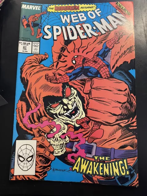 Web of Spider-Man #47 Vol. 1 (1985-1998, 2012)Marvel Comics,High Grade,Direct