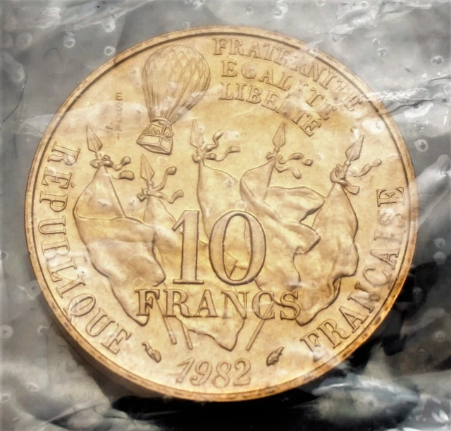 ESSAI de 10 FRANCS 1982 GAMBETTA, Monnaie France 