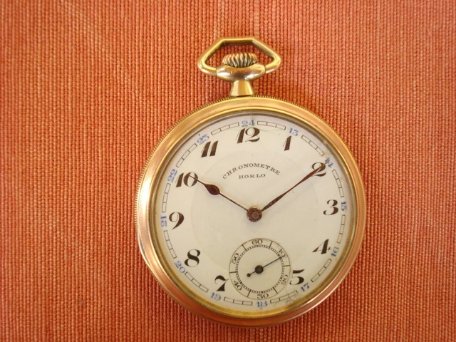 Montre De Poche INVAR Originale - Mécanique à Remontage Manuel - Boîtier Métal Argenté - Pour Collection Ou Pièces Détachées