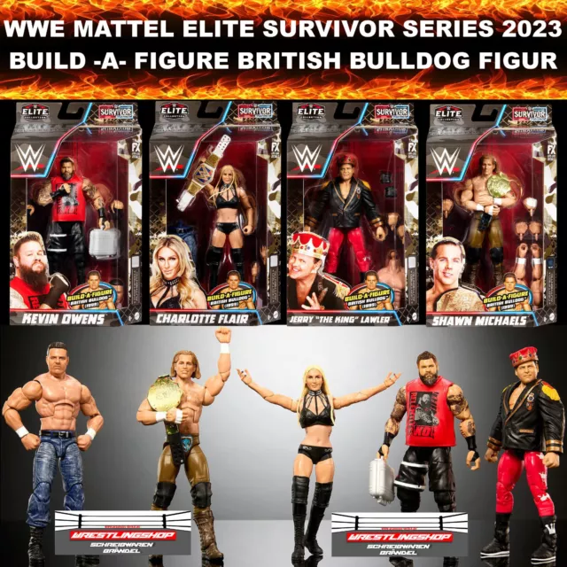 Wwe Mattel Elite Survivor Serie 2023 Wrestling Figur Lawler Owens Flair Michaels