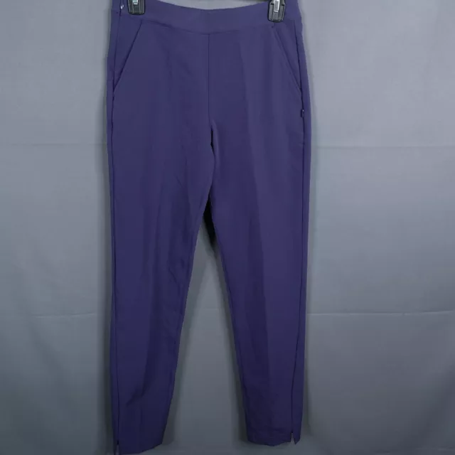 Puma Womens Golf Pants XXS Blue Stretch Athletic Side Zip Full Length NEW