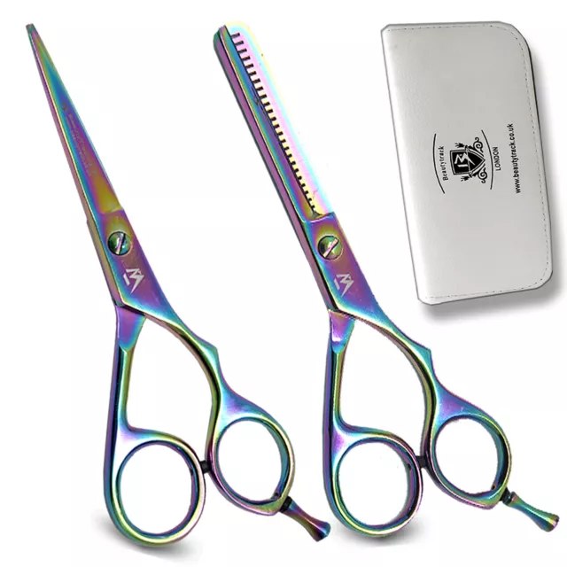 Barber Scissors Set Hair Cutting Thinning Salon Professional Hairdressing Shears