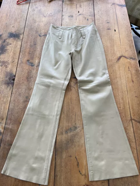 Tommy Hilfiger Vintage Women's Leather Pants with Belt