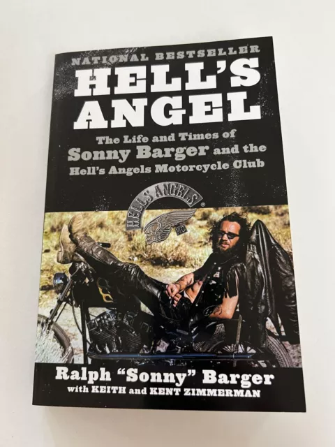 Sonny Barger Hells Angels Founder Hand Signed This Unread Book He Wrote 2 2