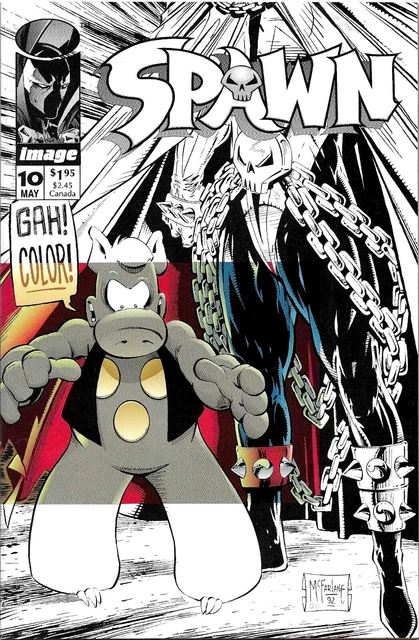 Spawn #10 (Vol 1)  Cerebus  Image Comics  May 1993  V/G  1St Print
