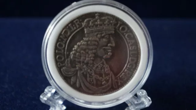 Polen Talar Jan Kazimierz 1650 Versilber (29)