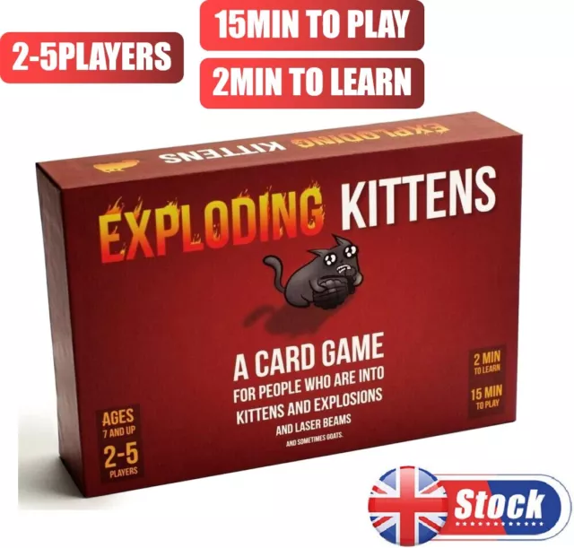 Exploding-Kittens Original Edition Card Games Party Game for Adults Teens Kids