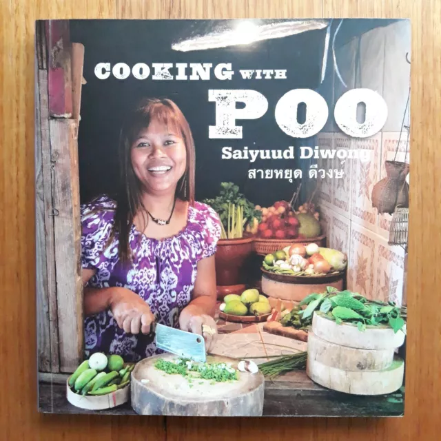 Cooking with Poo Saiyuud Diwong thai cookbook paperback