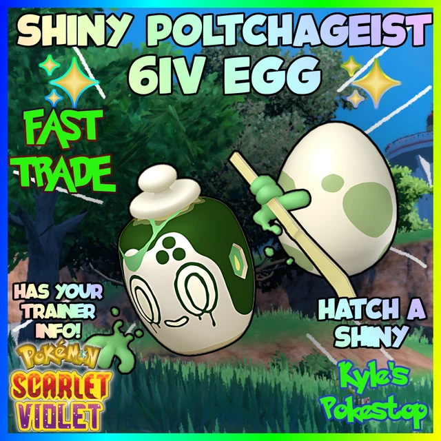 90 Shiny Random Pokemon Eggs 6IV Your OT When Hatched Trainer