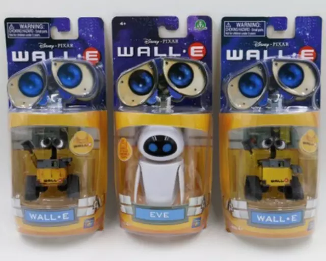 3 Styles New Disney Pixar EVE WALL-E Robot Mini Action Figures PVC Toys Dolls 2"