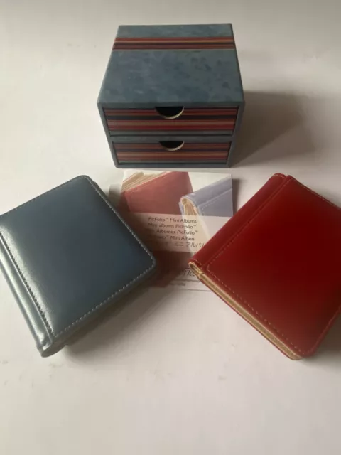NEW Creative Memories PICFOLIO MINI ALBUMS X 2 with DRAWER