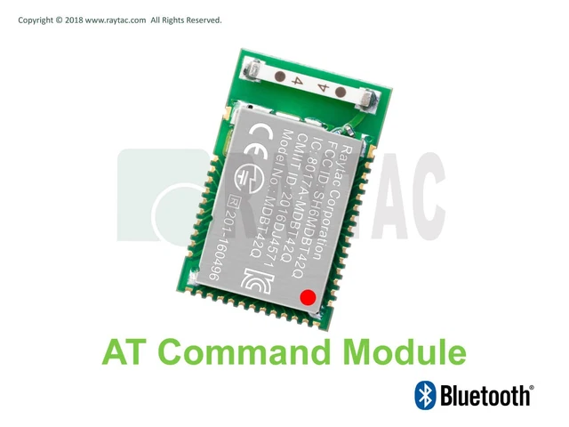 MDBT42Q-AT2 AT Command/UART/SPP Bluetooth Module Nordic Chip Antenna BT5.2 FCC