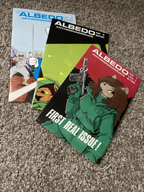 Albedo #1 #3 And #4 1984 Usagi Yojimbo prototype by Stan Sakai First Print