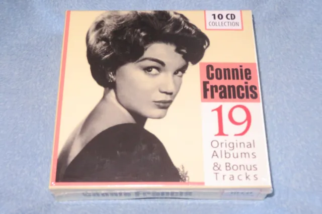 CONNIE FRANCIS 19 Original Albums & Bonus Tracks (CD 2015) 10-CD SET  NEW/SEALED