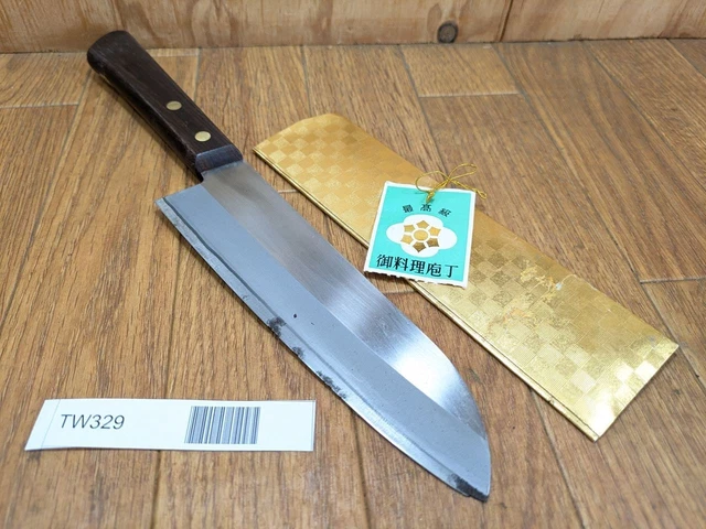 Couteau De Cuisine Japonais Vintage Endommagé Cassé Japon HOCHO XA132