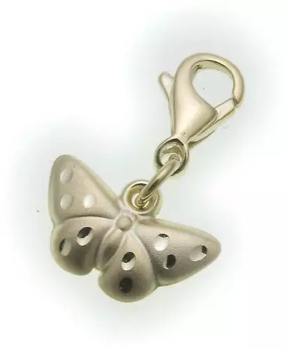 Pendentif Charme Papillon Or 333 Pendentif or Unisexe