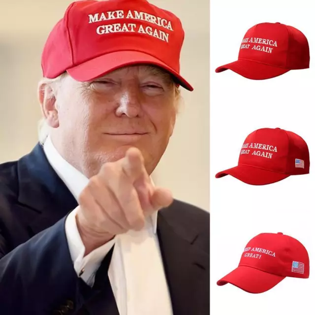 Cappello MAGA Make America Great Again Cappelli Paperino Rosso USA Outdoor Unisex Trump