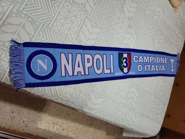 BUFANDA FUTBOL NAPOLES (NAPOLI) Campeón de Italia SCUDETTO 2022-23