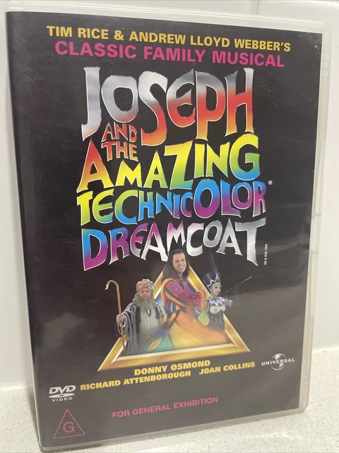 Joseph And The Amazing Technicolor Dreamcoat DVD Movie - REGION 4 AUSTRALIA PAL