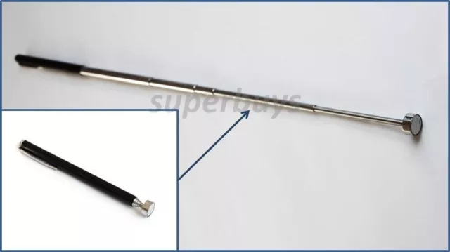 Magnetic Magnet Metal Pick Up Tool Reach Reaching Extender Extension Retriever