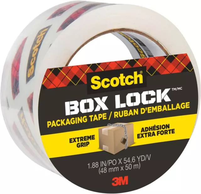 Ruban D'Emballage Transparent Box Lock Scotch, 48 Mm X 50 M, 1 Rouleau 3