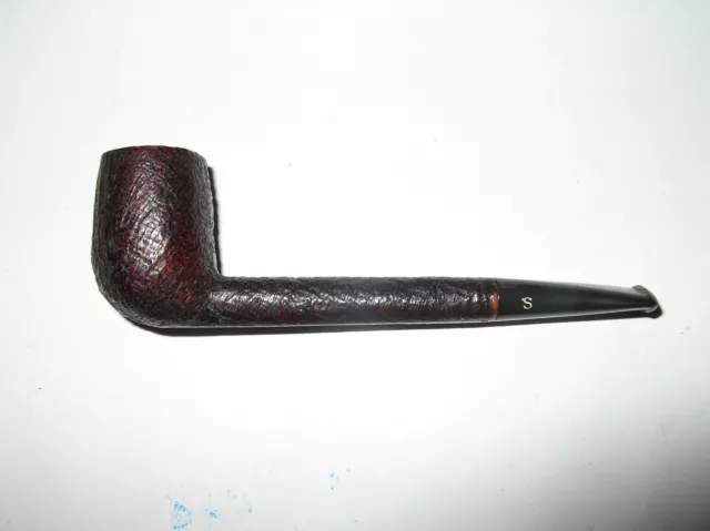 pipe en bruyère droite sablée noire marquée  STANWELL  FINE BRUYERE 7454  estate