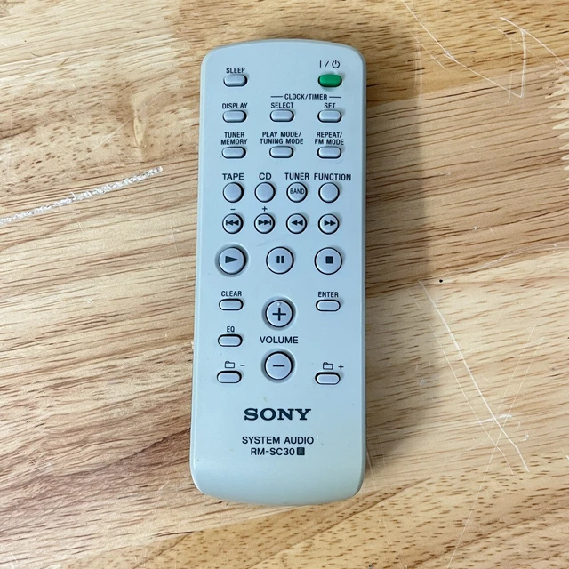 SONY RM-SC30 REMOTE CONTROL for CMT-EH10 CMT-EH12 CMT-NEZ3 NEZ5 EH10 NEZ50 NEZ33