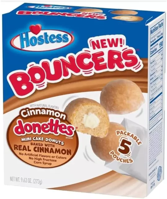 Hostess - Bouncers Cinamon - Donettes Real Cinnamon 273g